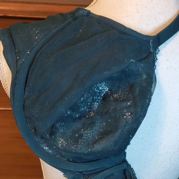 Body by Victoria VICTORIA'S SECRET Unlined Stretch Lace Demi Bra 38DD - Picture 10 of 13